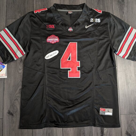 Other - Jeremiah Smith #4 Ohio State Buckeyes BLACKOUT Heritage Men's Jersey Large